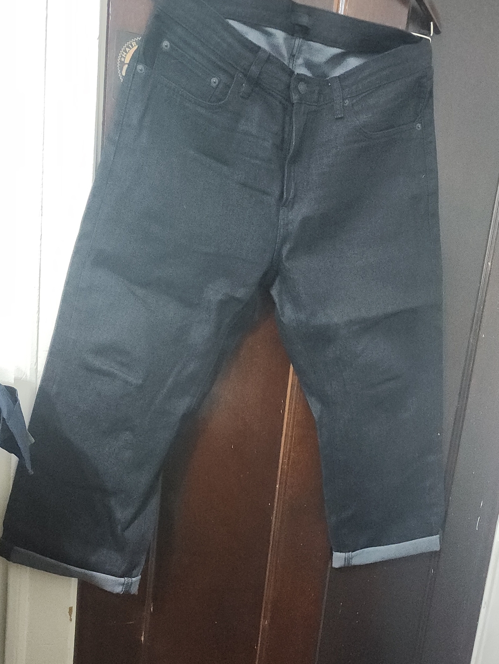 Uniqlo Regular Fit Black Denim Jeans